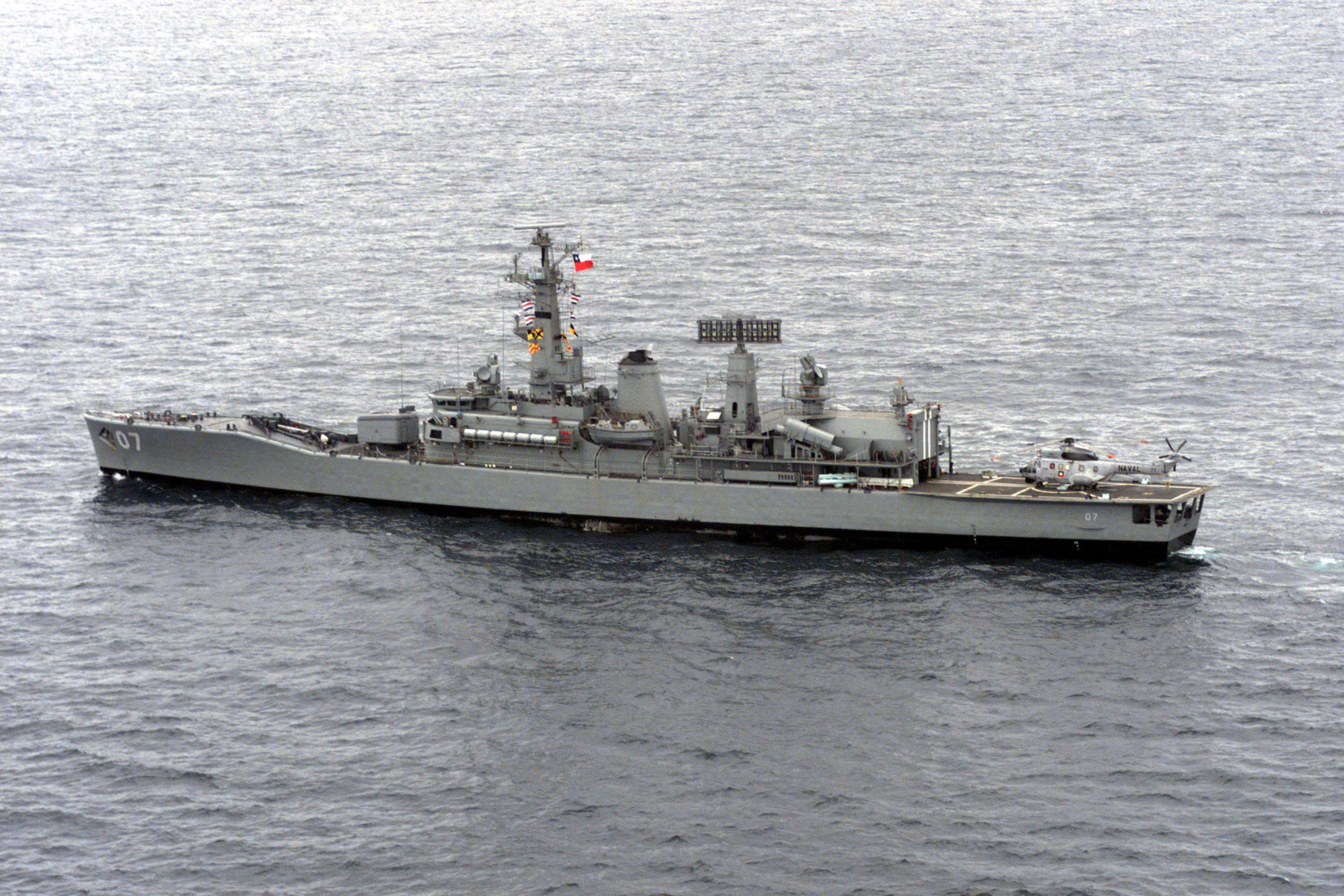 La frégate chilienne Almirante Lynch attendue à Papeete