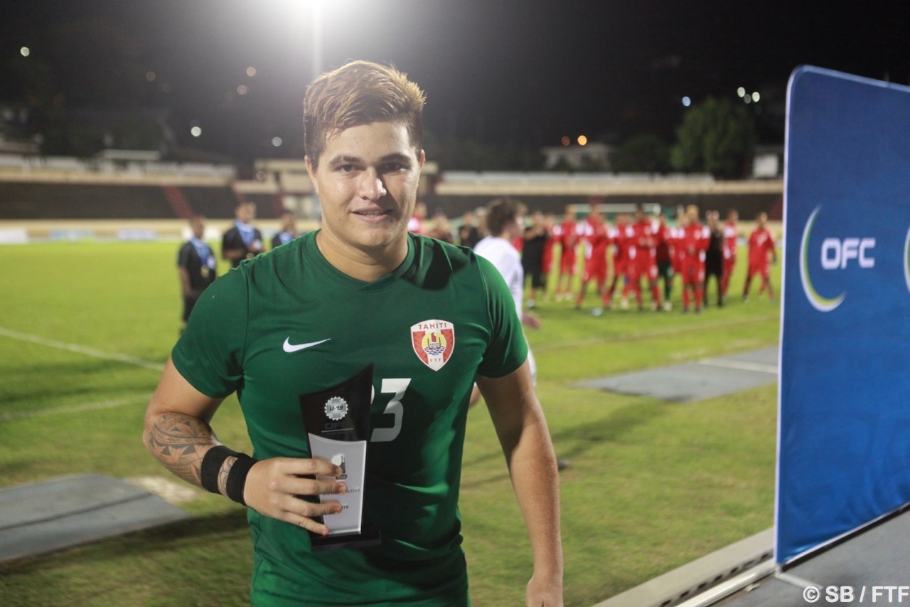 Moana Pito a reçu le prix du meilleur gardien du tournoi