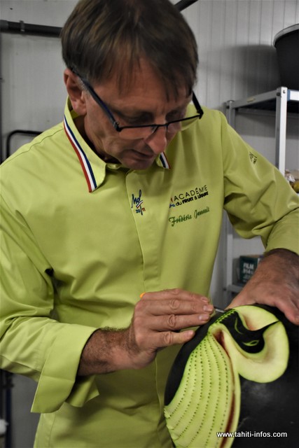 Grand chef de fruits et légumes, Frédéric Jaunault est au fenua