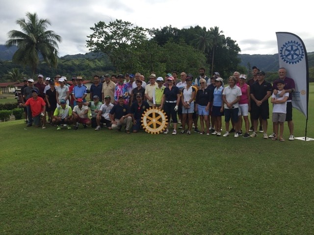 Le tournoi de Golf s'est tenu sur quatre jours. Crédit Rotary