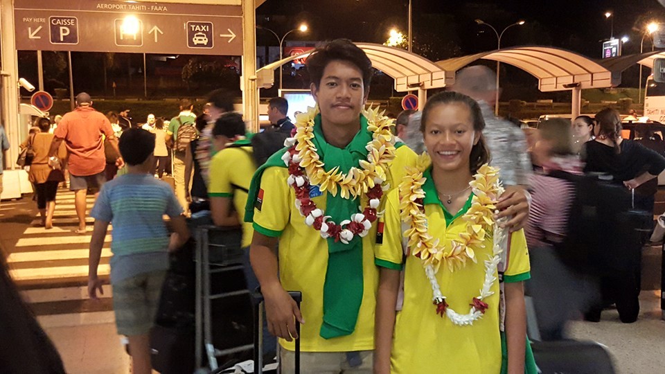 Keali'i avec sa sœur Kiani