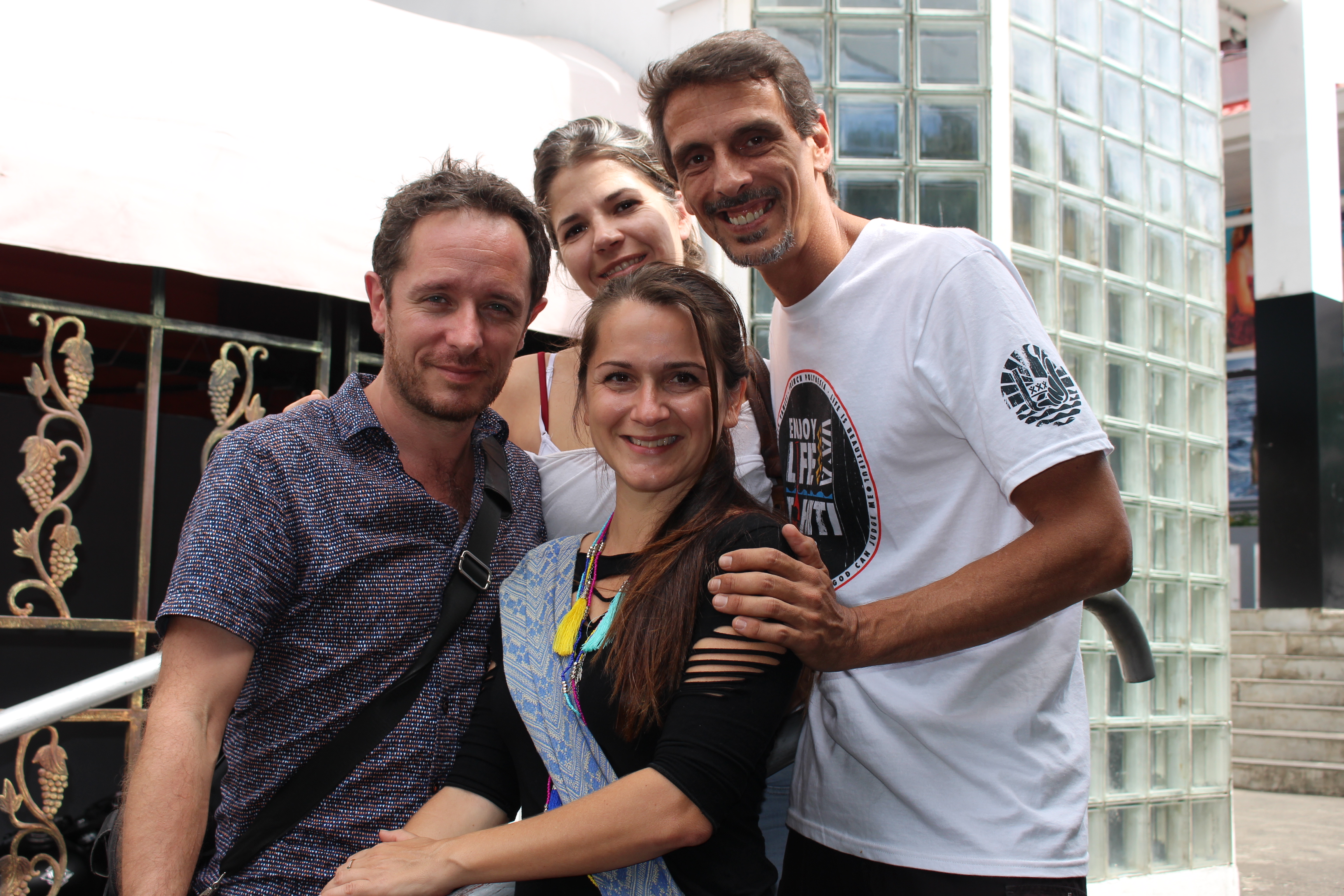 (gauche à droite) Gildas Meilleray, Aurélie Vigouroux, Sydélia Guirao et Nicolas Arnould.
