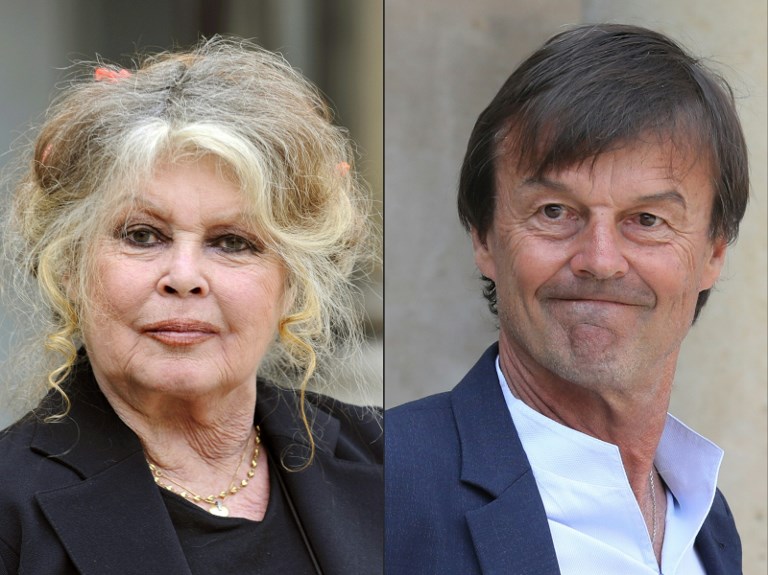 Bardot "ravie" du départ de Hulot, "furieuse" contre Macron
