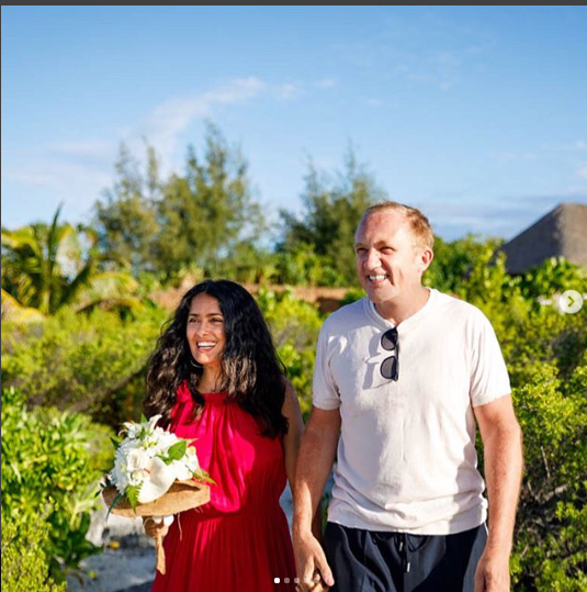 Salma Hayek et François-Henri Pinault se sont de nouveau dit oui au fenua