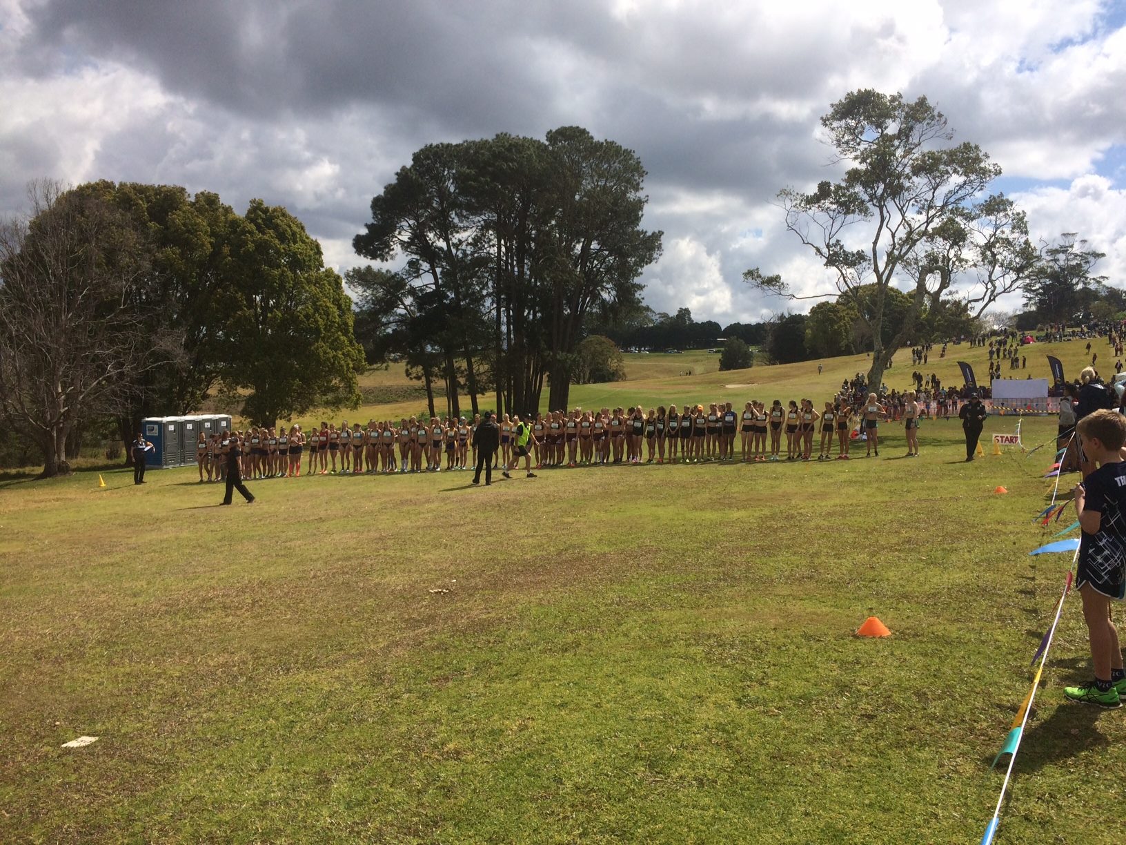 Presqu'une quarantaine de participantes étaient au départ