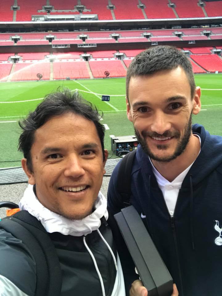 Marama Vahirua avec Hugo Lloris