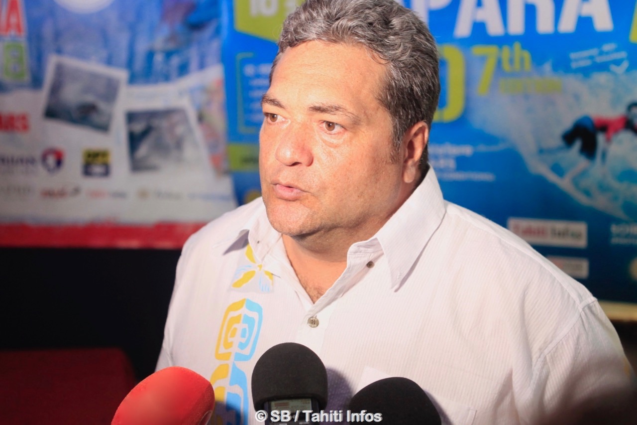 Lionel Teihotu, président de la fédération tahitienne de surf
