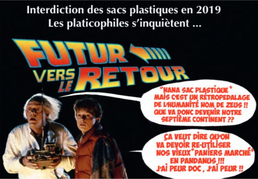 " L'interdiction des sacs plastiques en 2019 " vu par Munoz "