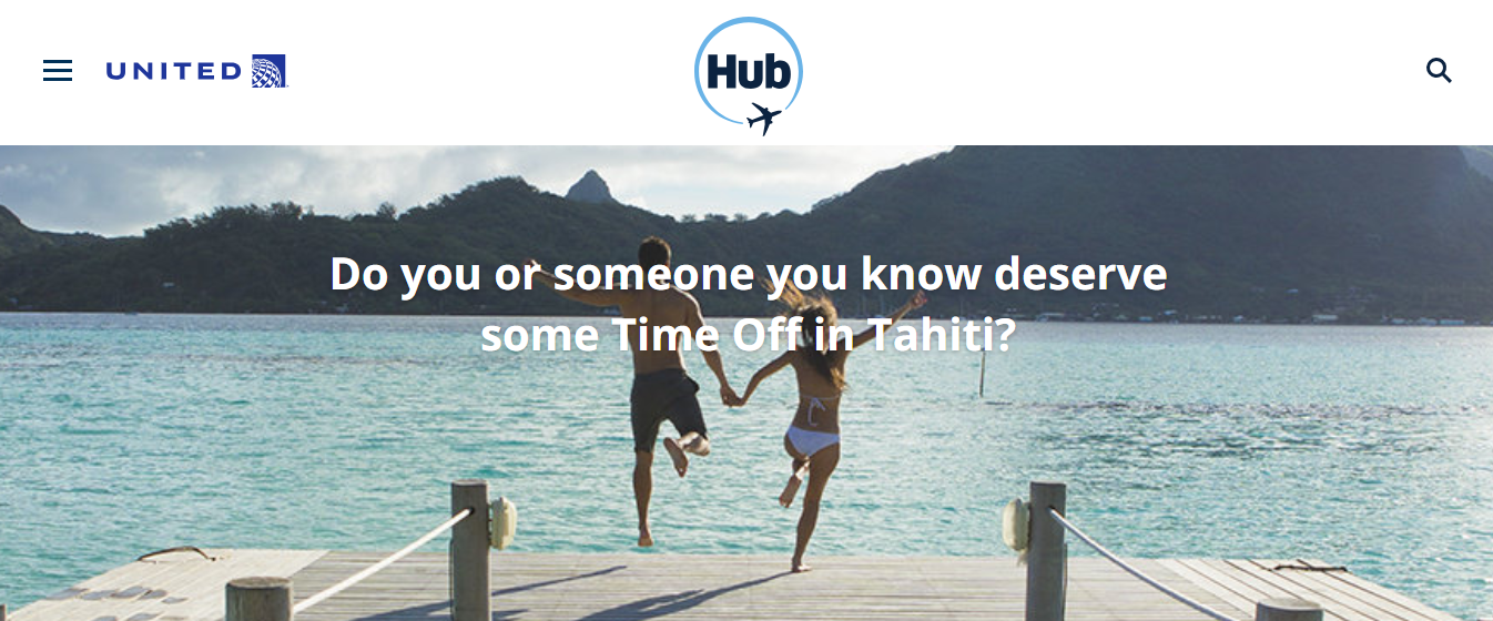 United Airlines offre un voyage à Tahiti à un Américain ayant un travail difficile
