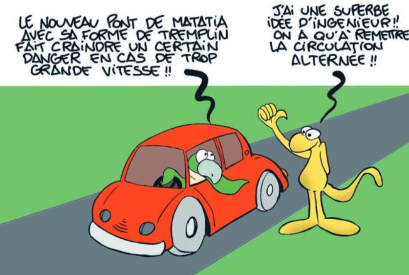 " Le pont de Matatia " vu par Munoz