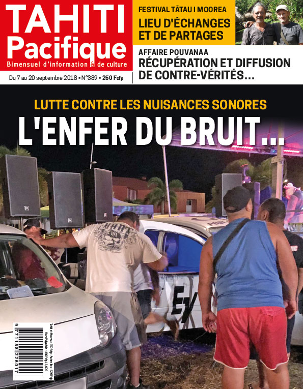 À la Une de Tahiti Pacifique, vendredi  7 septembre