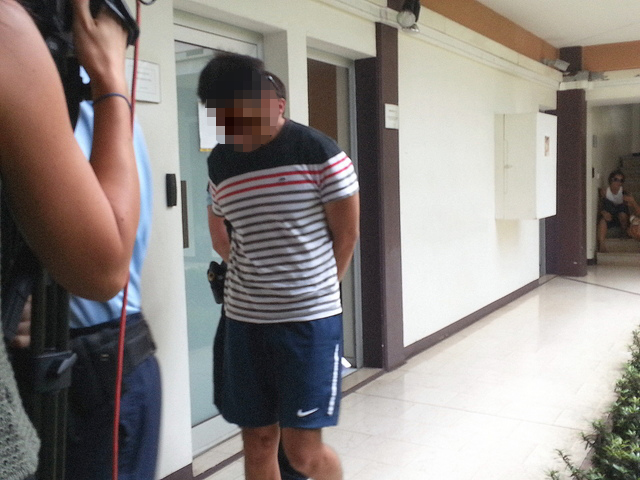 Thierry T lors de sa présentation devant le juge des libertés et de la détention en février 2016.