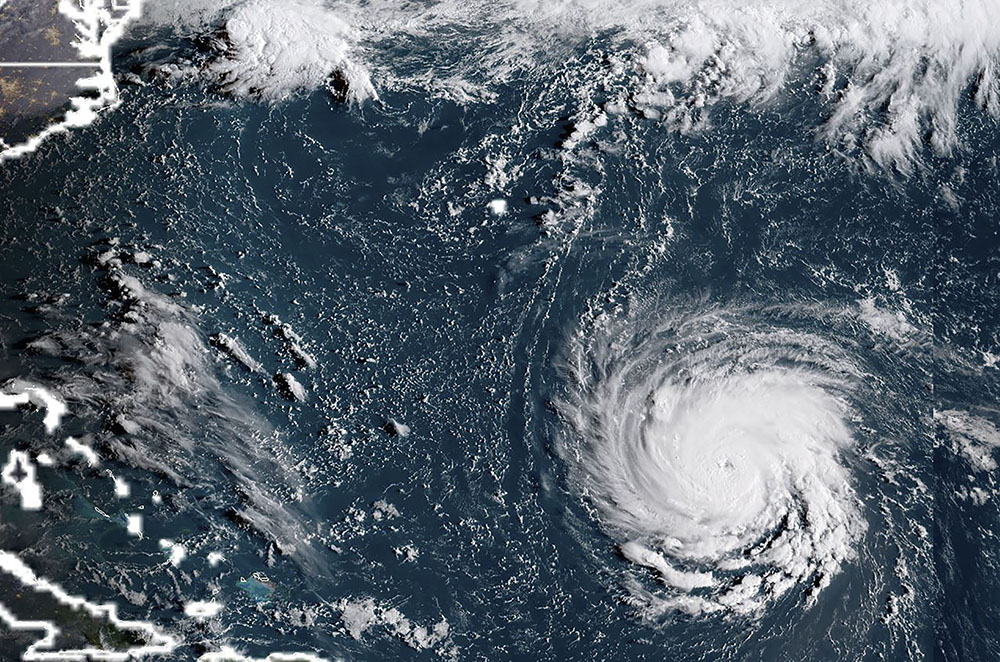 Ouragan Florence: alerte à la montée des eaux sur la côte est américaine