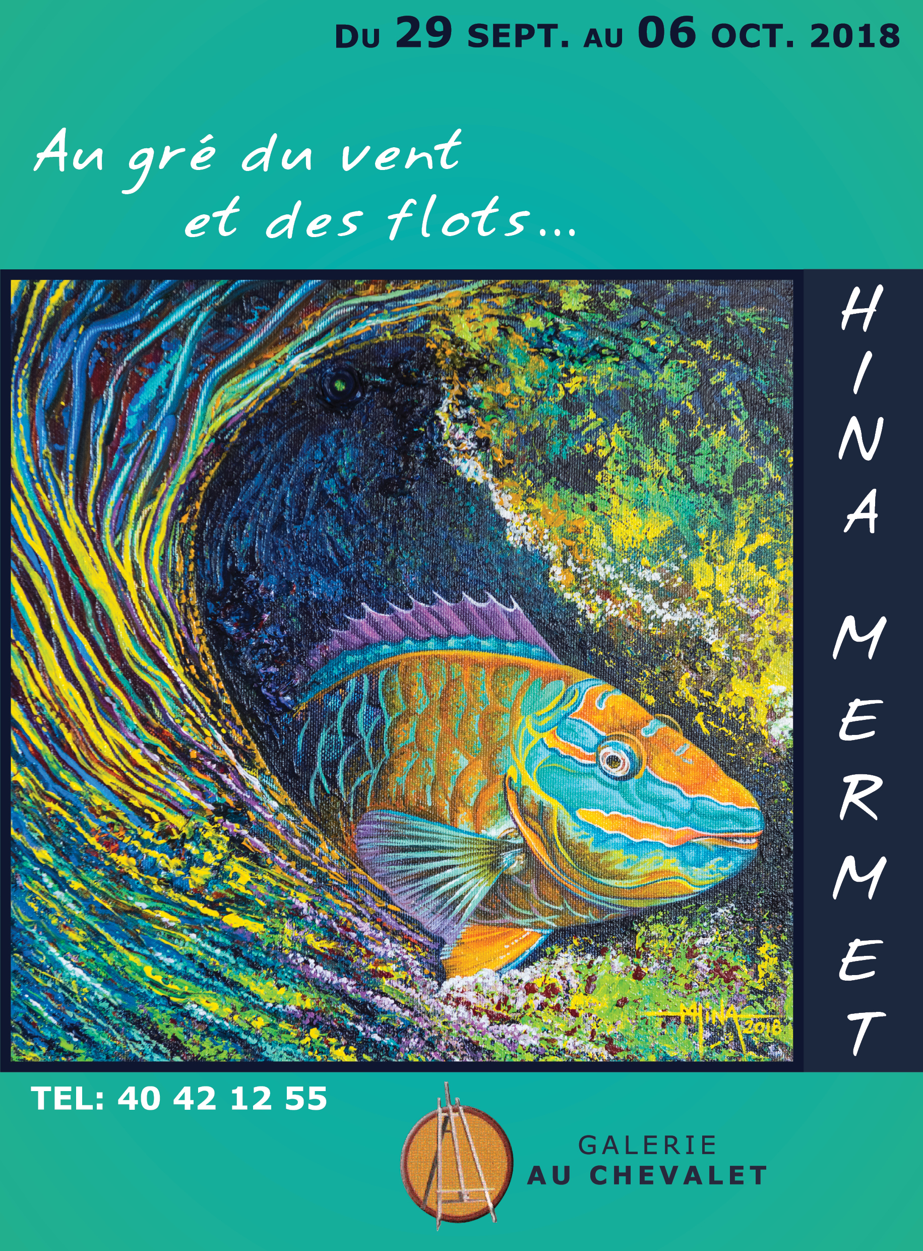 Hina Mermet expose "Au gré du vent et des flots…" au Chevalet