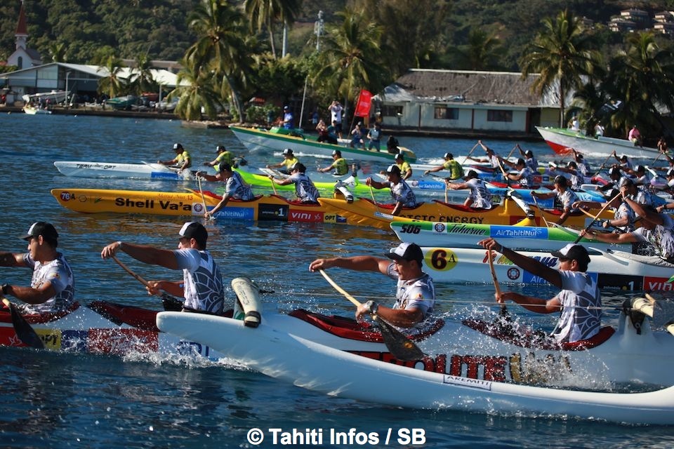 10 pirogues étaient au départ de cette course exceptionnelle