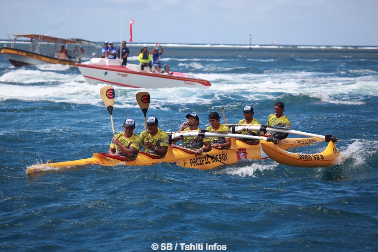 Va'a V6 - Tetiaroa Royal Race : Shell Va'a remporte le choc des titans