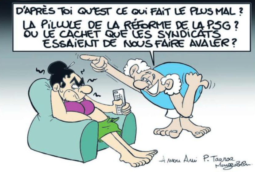 " La réforme des retraites " vu par Munoz