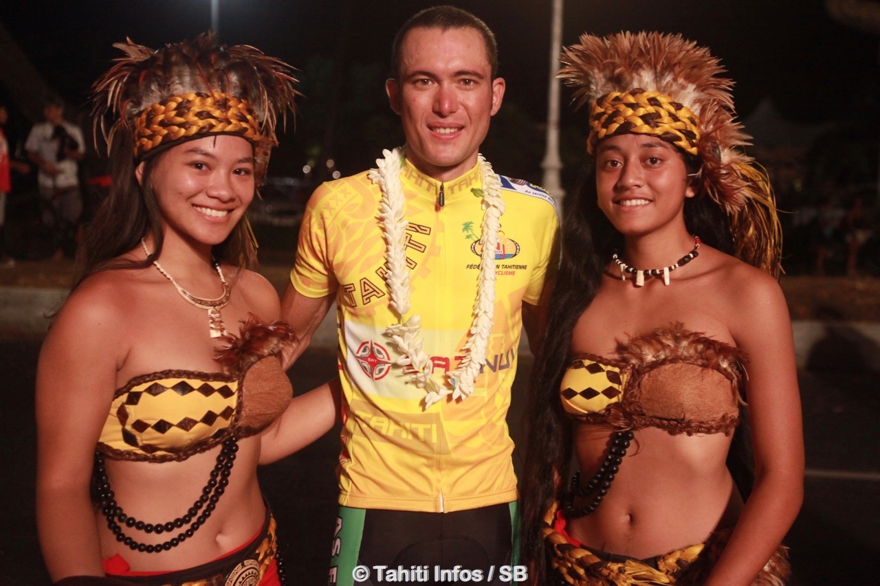 Taruia Krainer, grand vainqueur du Tour Tahiit Nui 2018