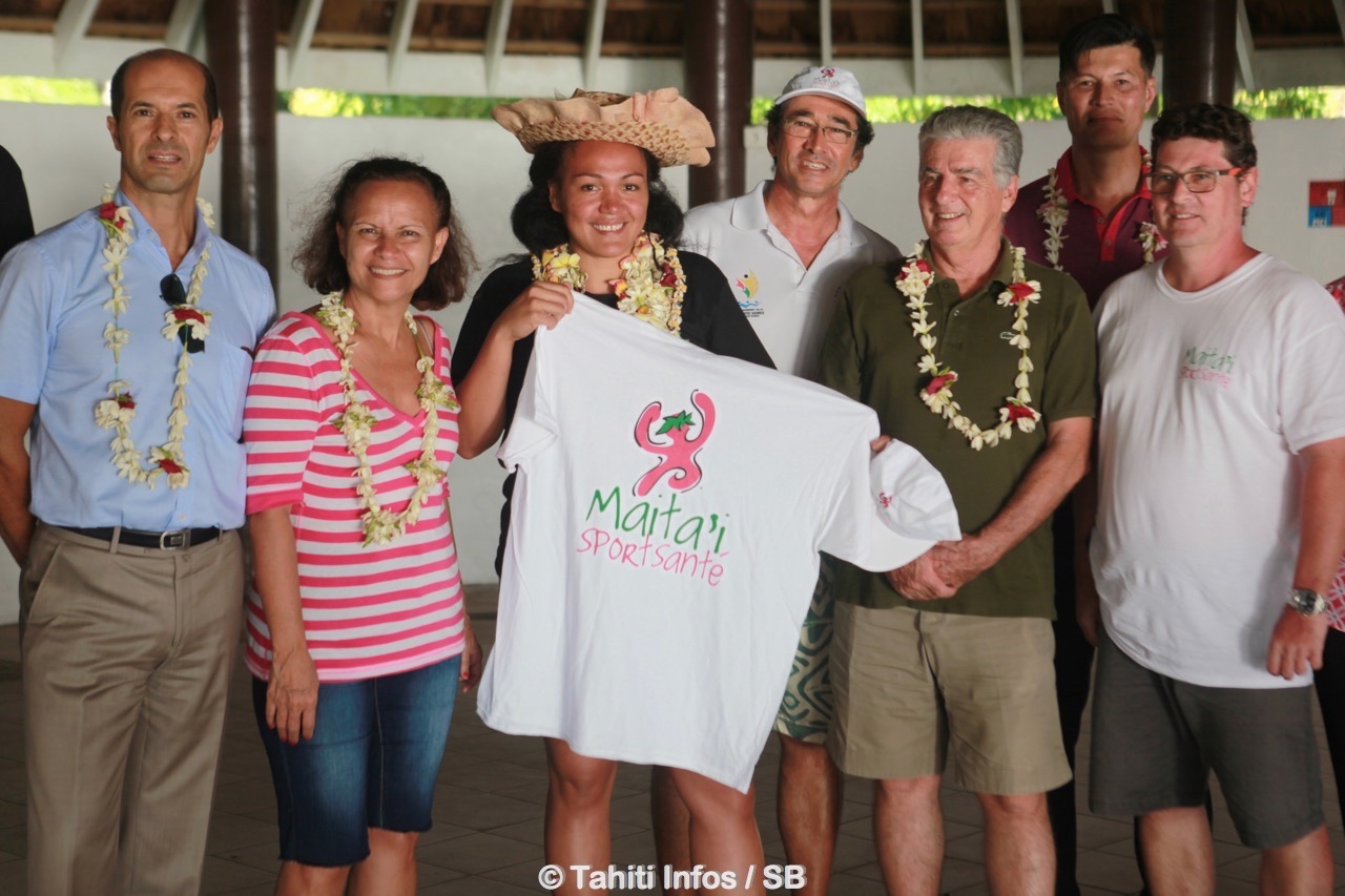 Anne-Caroline Graffe est la marraine du projet Maitai Sport Santé qui vient d'être initié