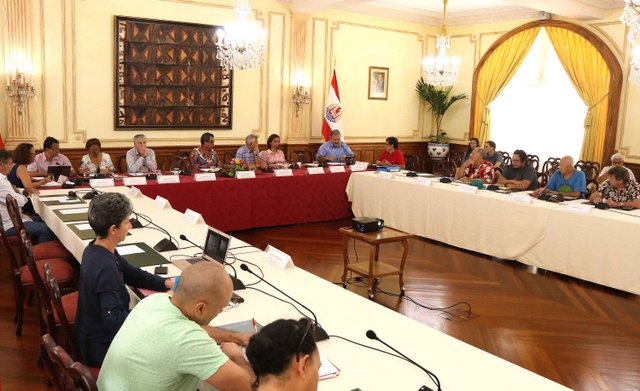 En attendant l'arrivée des membres de cette commission, les représentants du Coscen se sont retrouvés, mardi après-midi, à la Présidence.