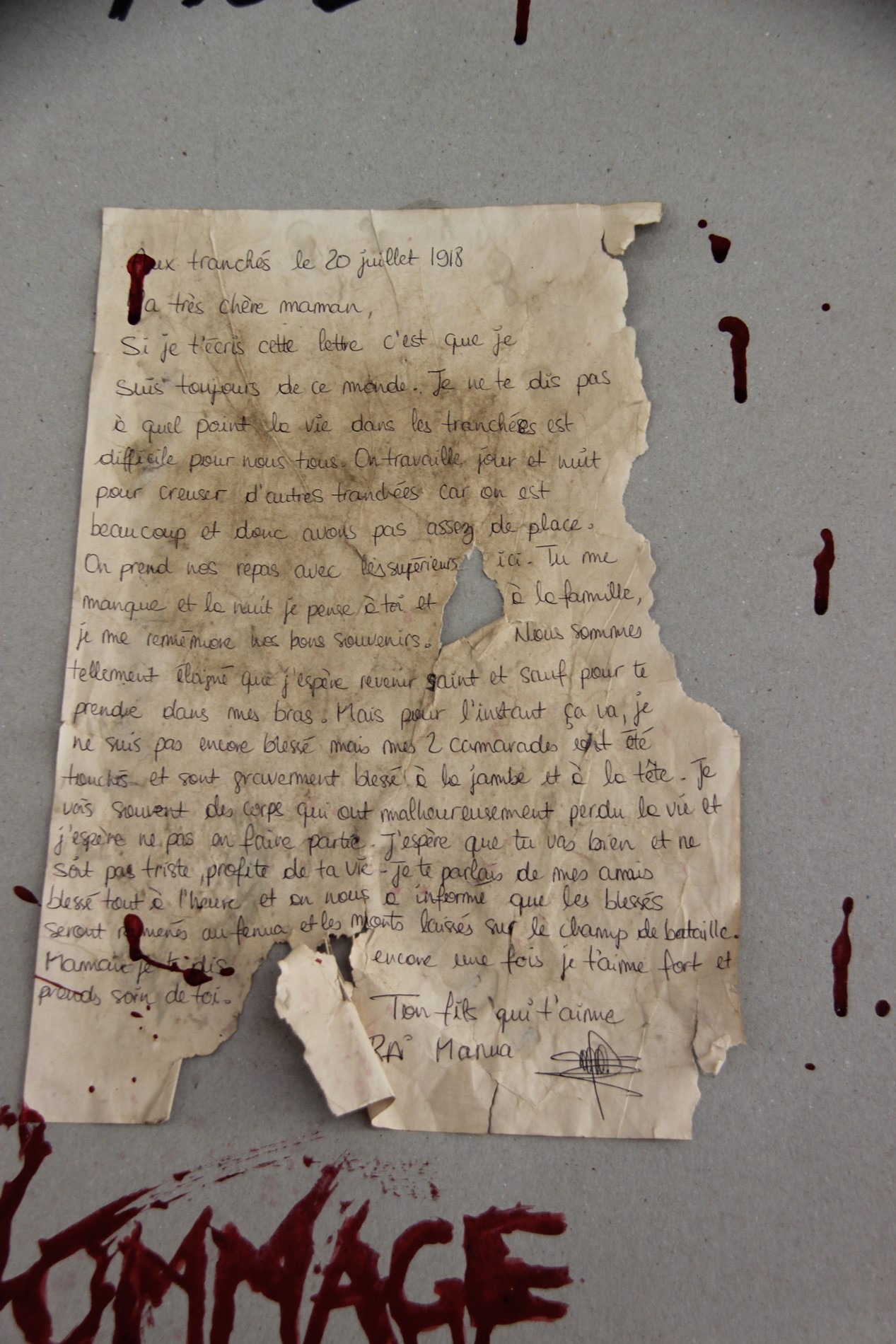 Une exposition pour commémorer les 100 ans de l’Armistice