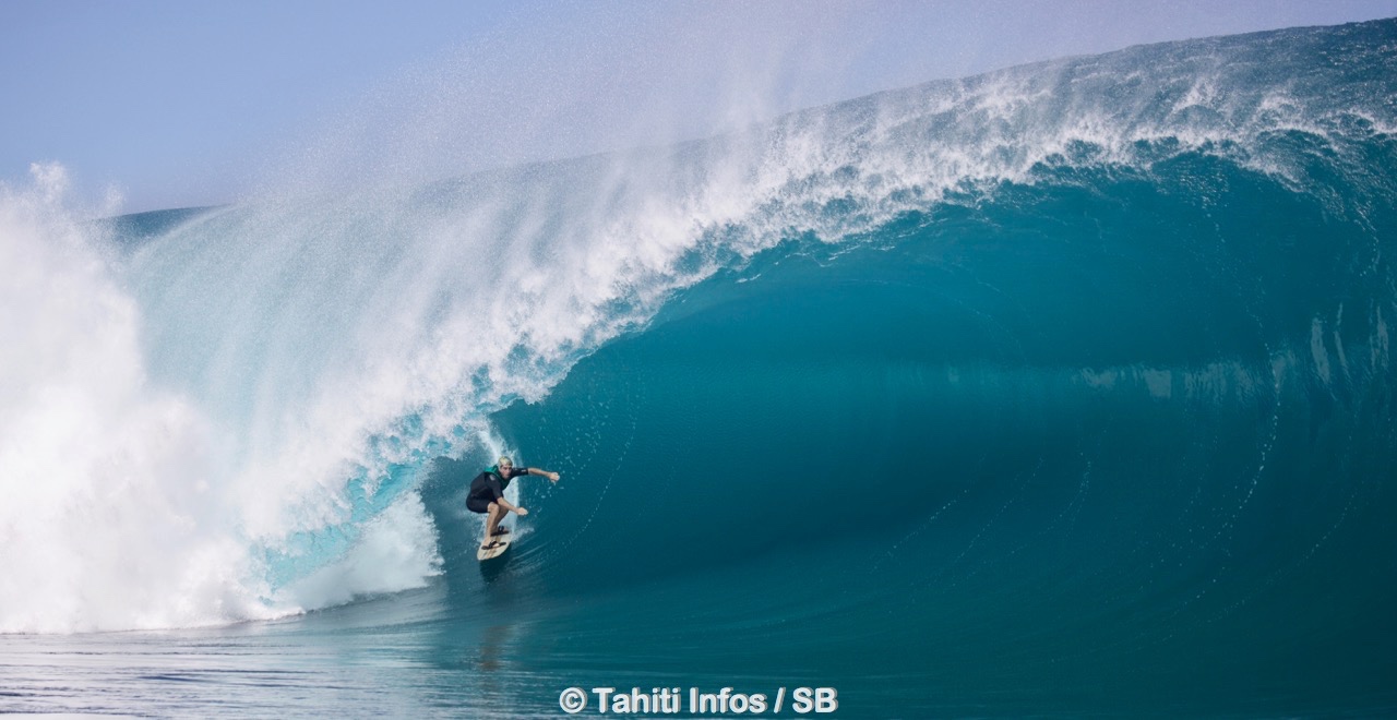 Adam D'Esposito était connu de tous à Teahupo'o