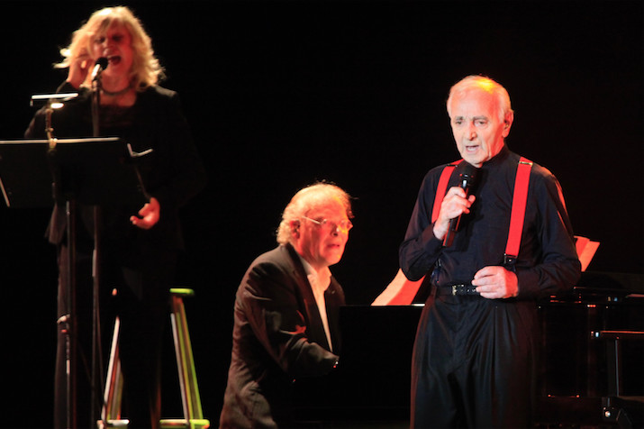 A Tahiti, en 2017.Charles Aznavour était accompagné d'Erik Berchot, titulaire du prix Fréderic Chopin, un des meilleurs pianistes contemporains