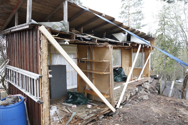 Norvège: quatre mois de cabane pour un cabanon