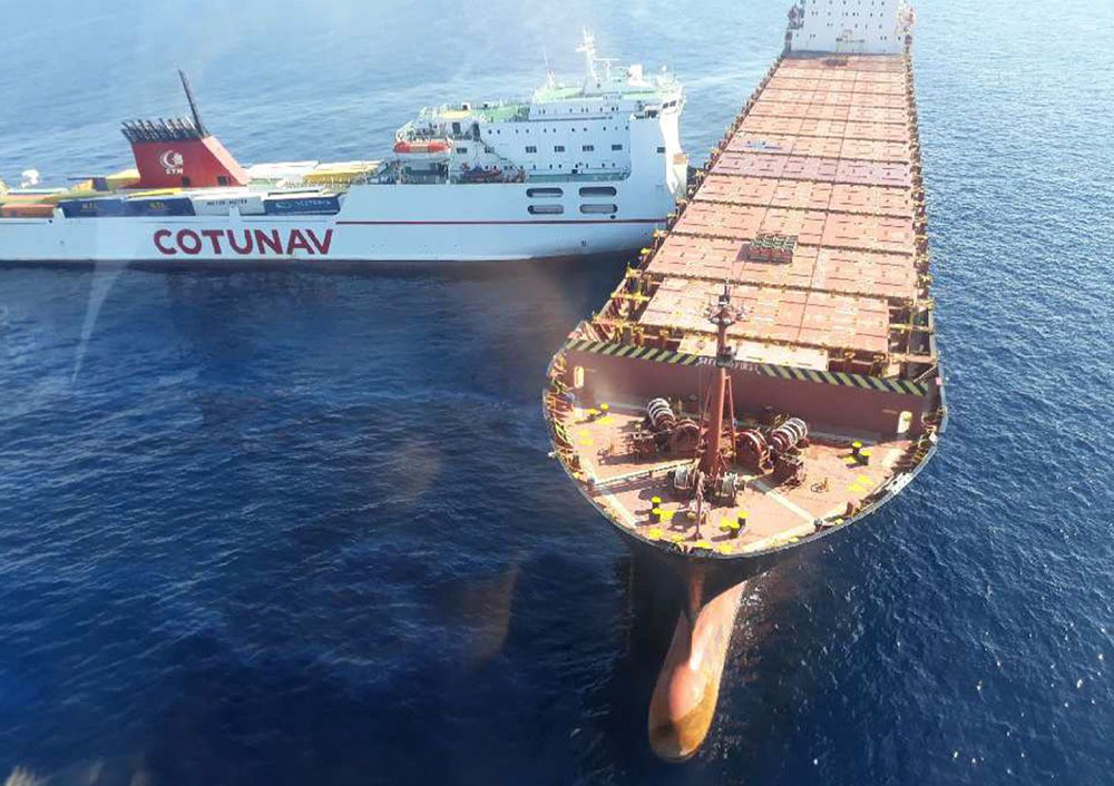 Une collision entre deux navires en Corse provoque une pollution au fuel