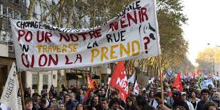 Manifestation à Paris pour dénoncer la politique de Macron