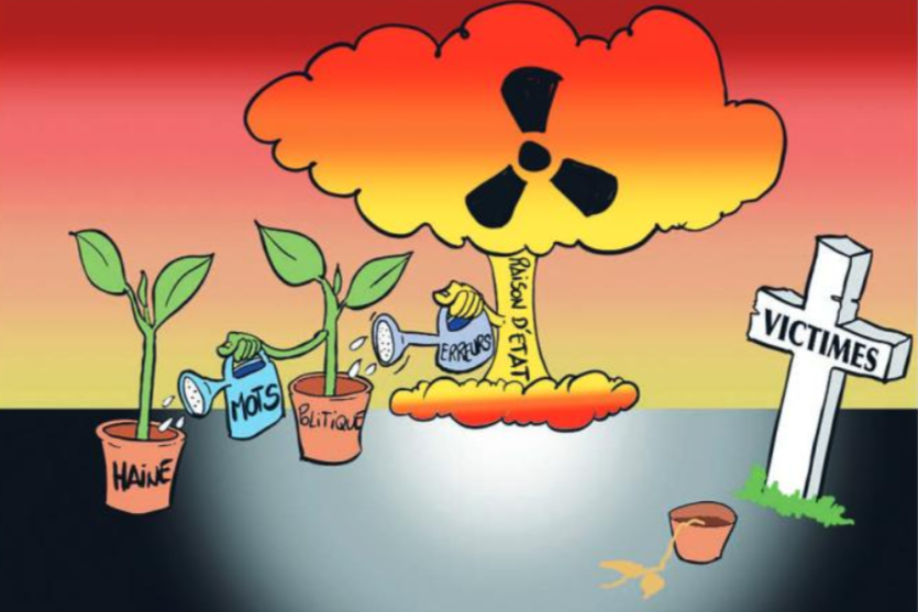 " Nucléaire : Crimes contre l'humanité " vu par Munoz