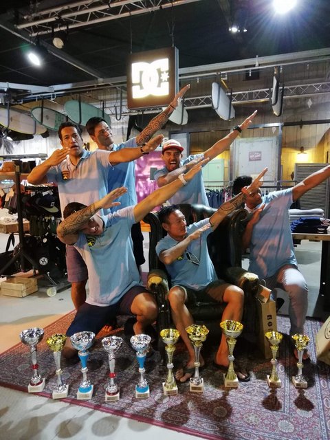 Nos six mūto'i ont remporté la quasi-totalité des médailles.