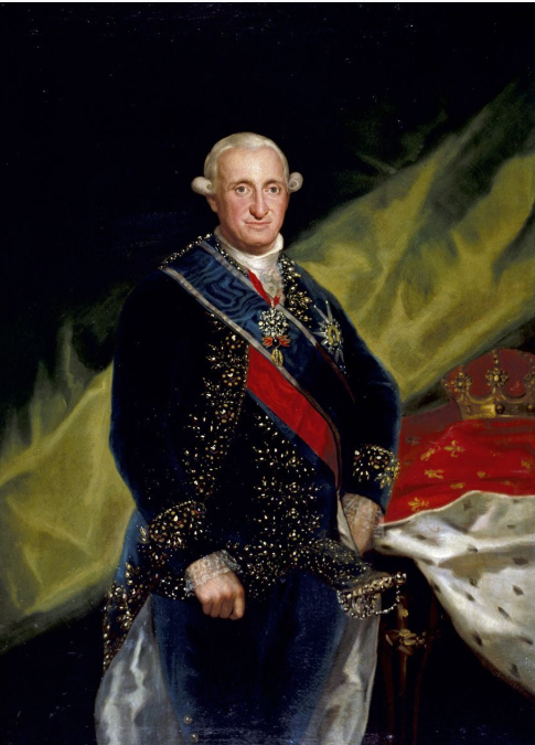Le roi Carlos IV n’avait pas commandité l’expédition Malaspina, de sorte qu’il ne fit rien pour venir en aide au navigateur accusé de tous les maux par Manuel Godoy, son secrétaire d’Etat enragé.
