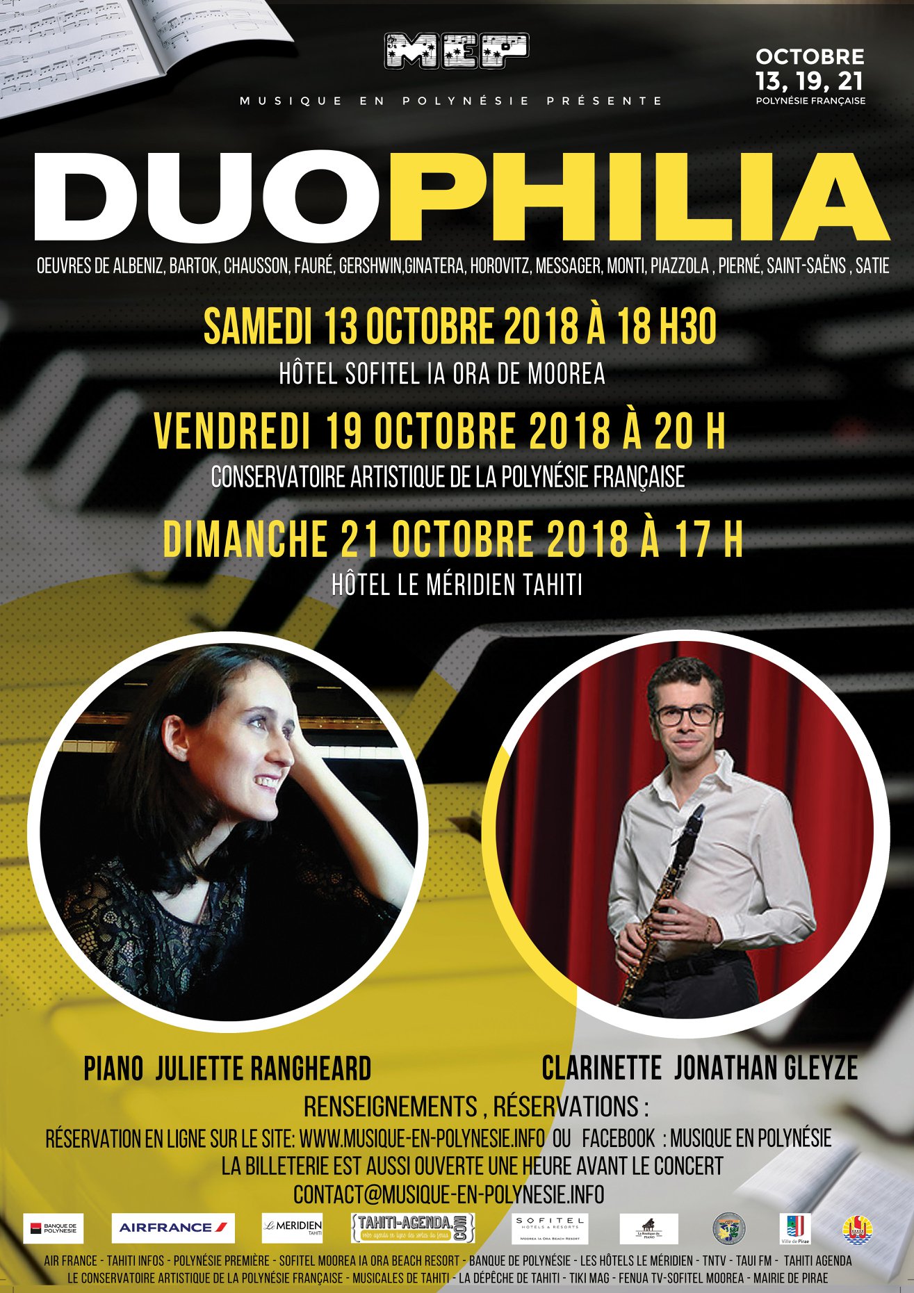 Musique en Polynésie met à l’honneur la clarinette