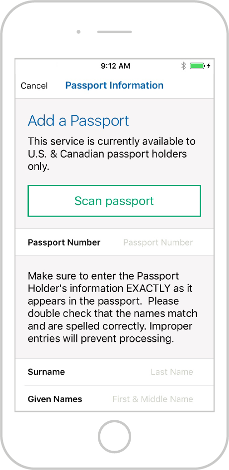 Une procédure d'entrée simplifiée aux USA pour les Américains et Canadiens