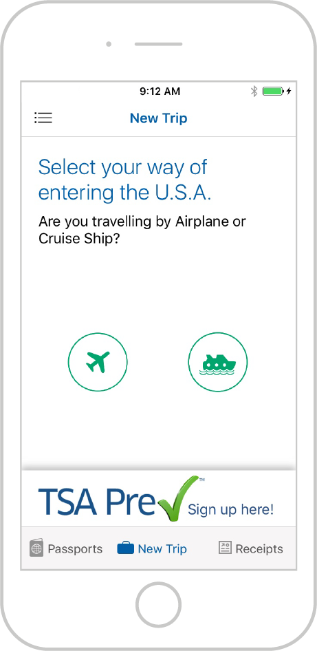 Une procédure d'entrée simplifiée aux USA pour les Américains et Canadiens