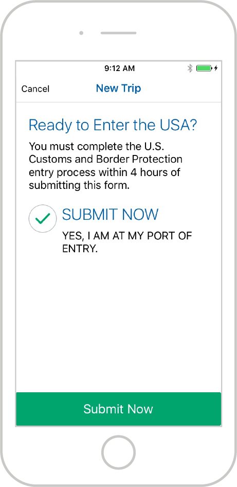 Une procédure d'entrée simplifiée aux USA pour les Américains et Canadiens