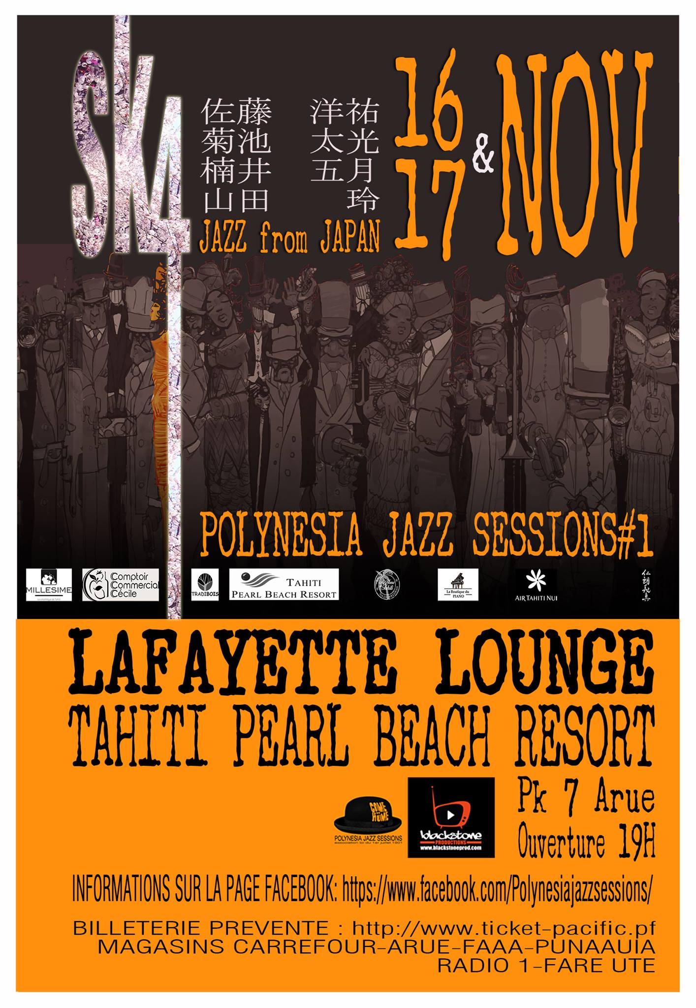 Le quartet japonais SK4 inaugure les Polynesia Jazz Sessions