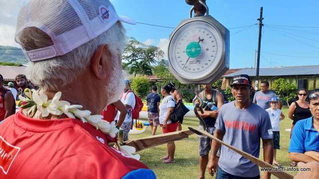 Le poids règlementaire pour se trouver sur la ligne de départ est de 150 kg.
