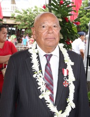 Alban Ellacott avait été nommé Chevalier de l'ordre de Tahiti nui en juin 2014.