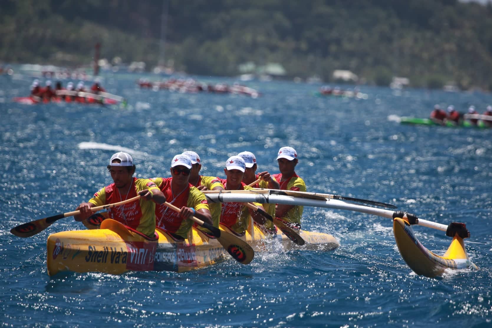 Shell Vaaa Hawaiki Nui: Shell Va'a remporte la 3e étape entre Taha'a et Bora Bora