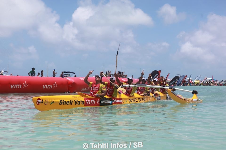 Shell Va'a a pu enfin renouer avec la victoire à Hawaiki Nui