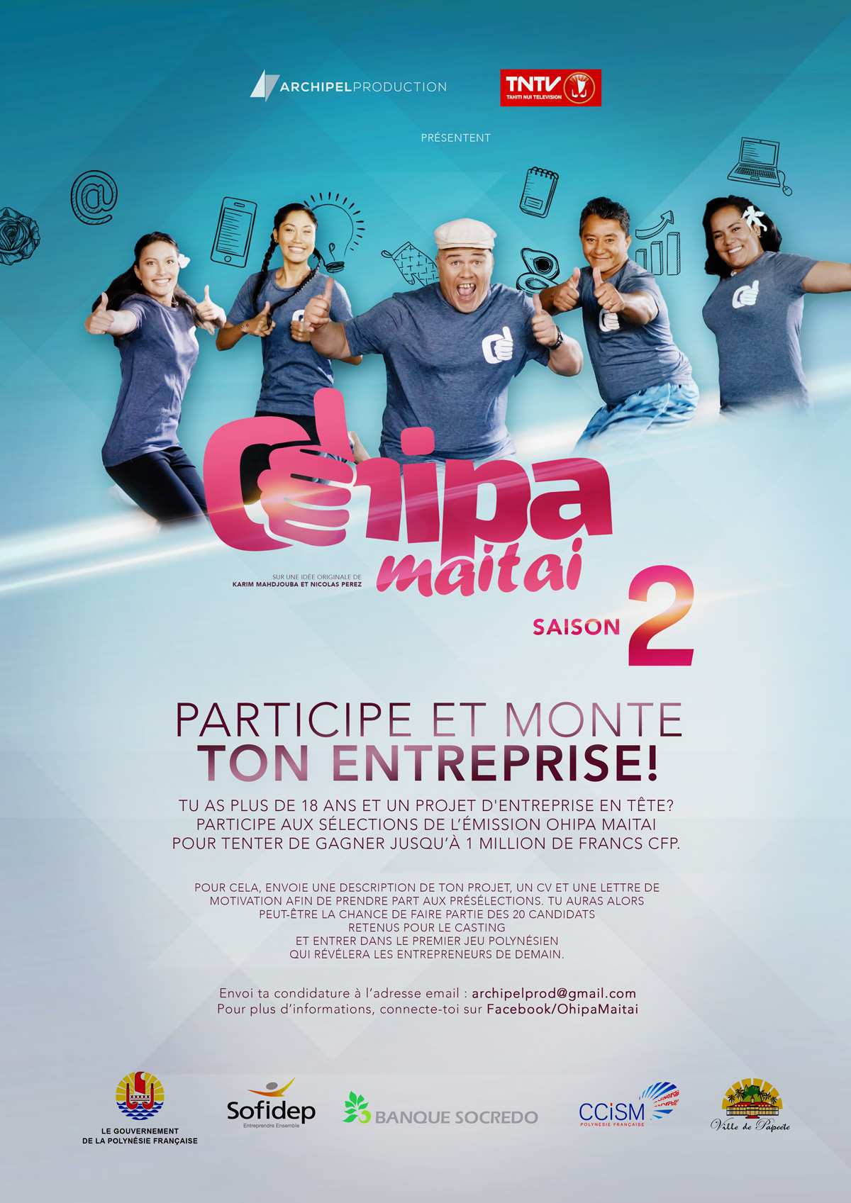 Ohipa Maitai saison 2, l’appel à projets est en cours