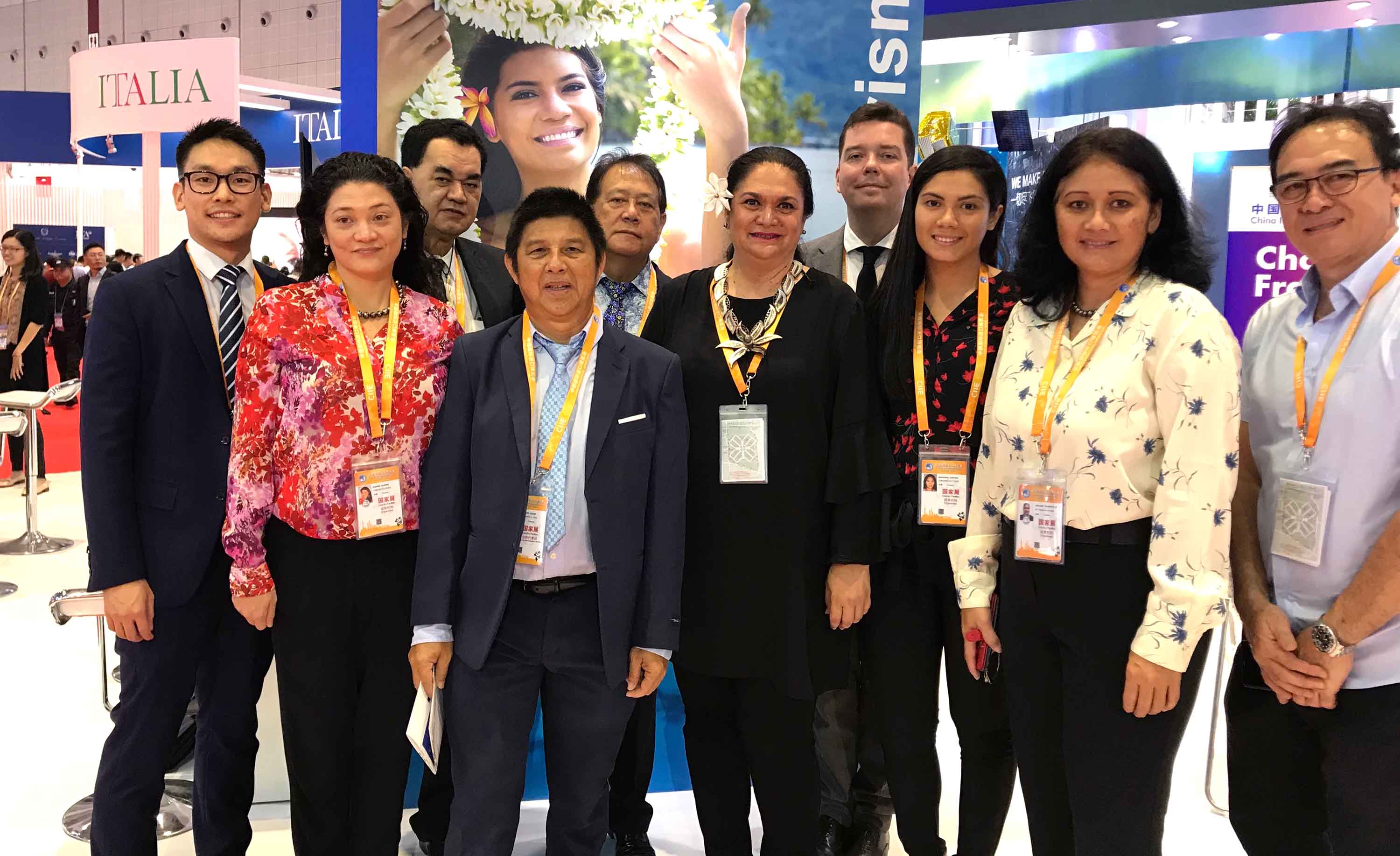 La Polynésie française présente à l'Exposition Internationale de l'Importation de Chine