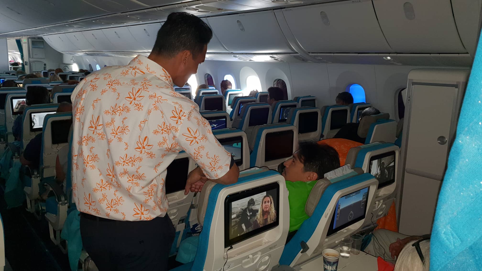 Premier vol commercial du Dreamliner d'Air Tahiti Nui