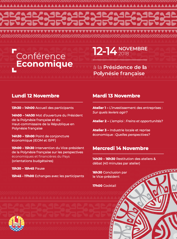 Conférence économique 2018 : Rencontre avec les acteurs économiques du Pays