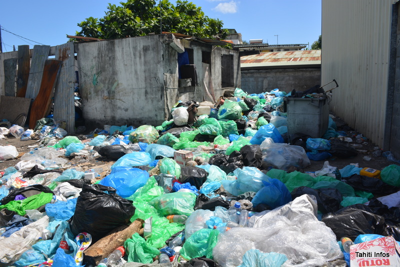 Ceci n'est pas une décharge sauvage mais tous les objets accumulés depuis le début de l'année par le propriétaire du terrain. Il souffre d'une forme extrême d'accumulation compulsive, un trouble du comportement difficile à soigner. À l'intérieur de la maison, la couche de sacs poubelles atteint les deux mètres de haut !