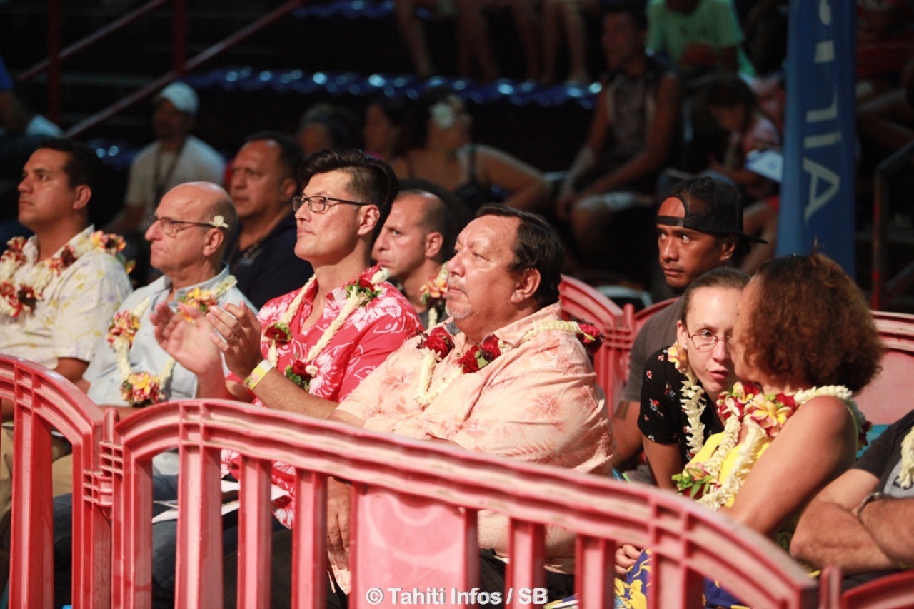 Le président du COPF, Mme la Ministre des sports étaient présents