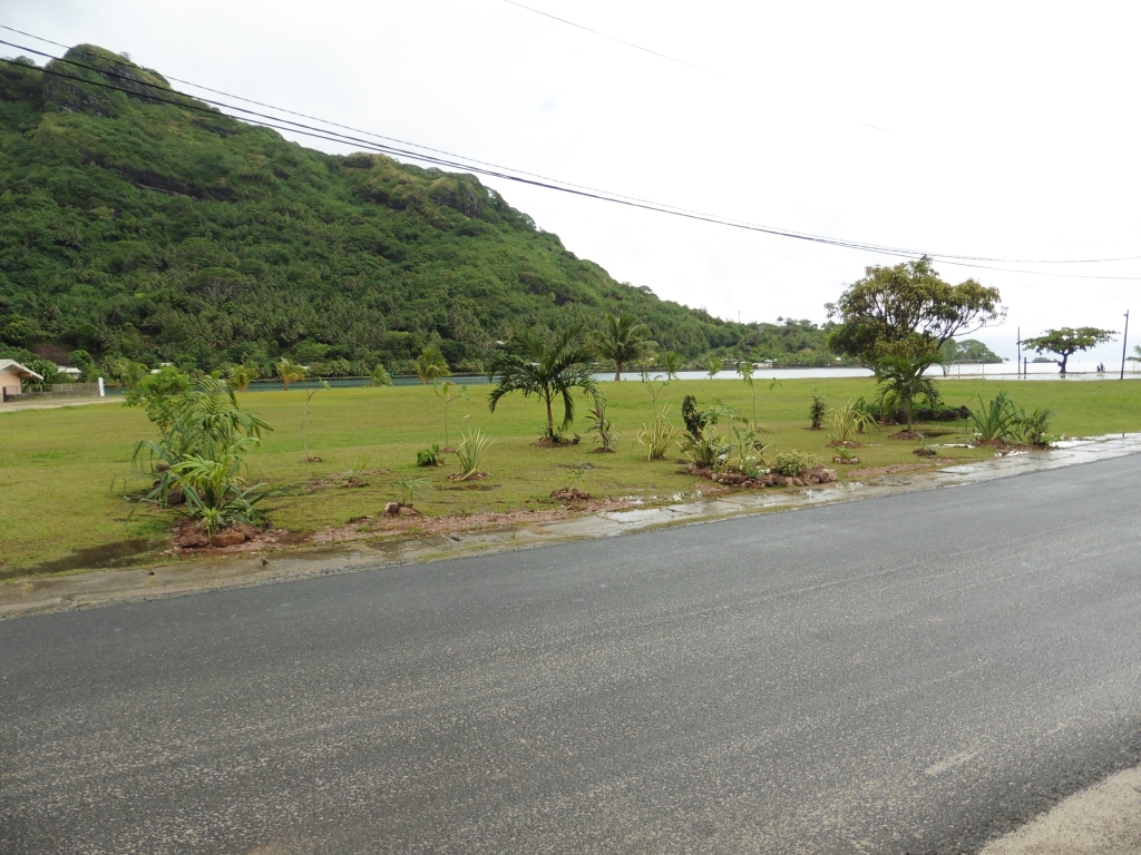 L'embellissement du côté de Fitii.