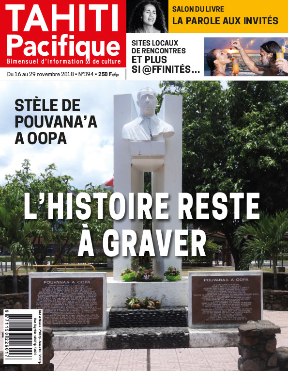 À la Une de Tahiti Pacifique, vendredi 16 novembre